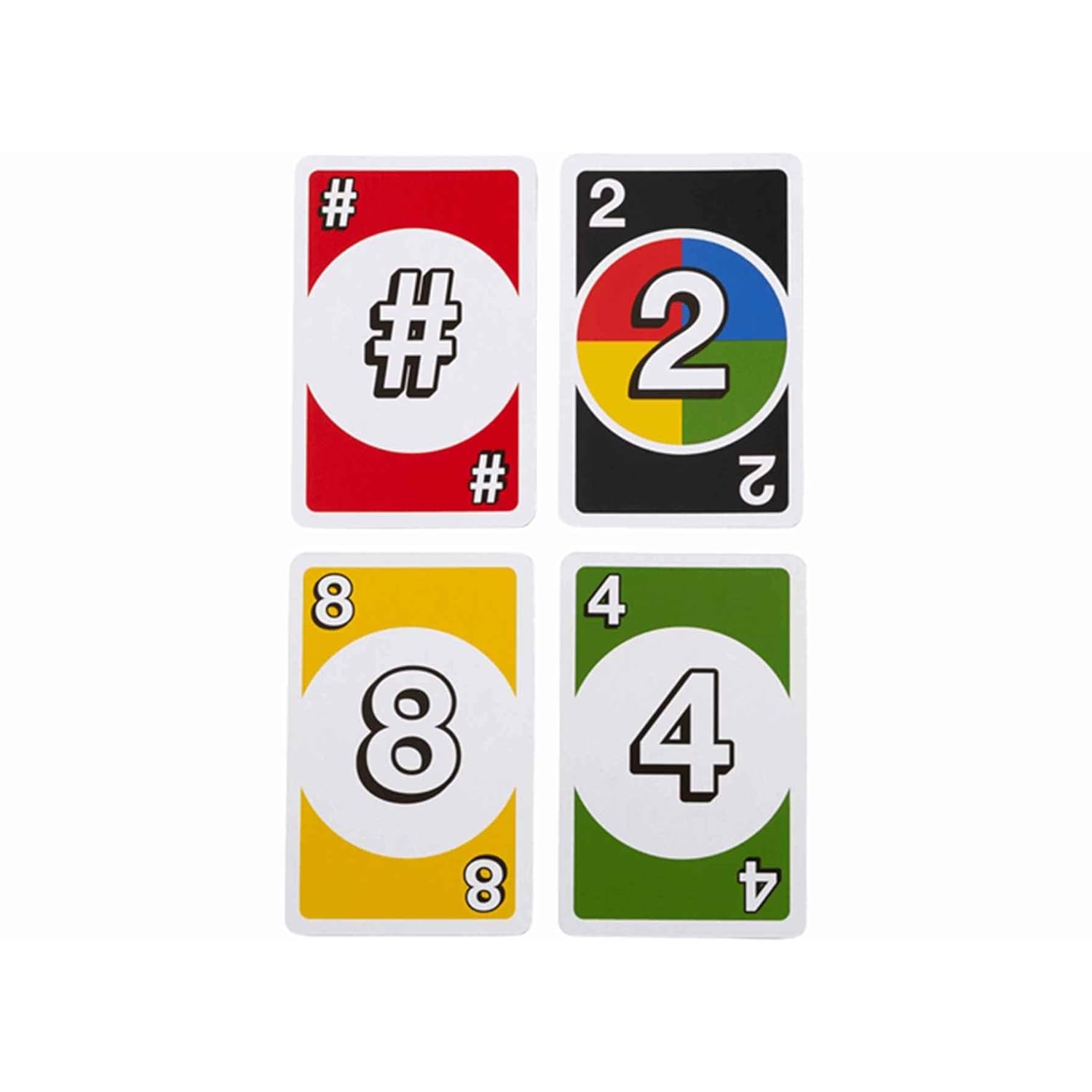 DOS card game for kids and adults, a fun family-friendly card game from the makers of UNO, featuring colorful cards and suitable for 2-4 players, ages 7+. www.usmile.toys